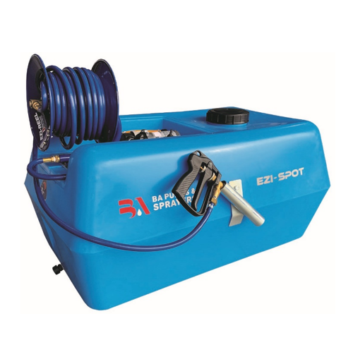 Bertolini EZI-Spot 200L, Deckmount Sprayer,  SHURflo 12V 6.8lpm 107psi pump, 30m EZI-REEL and Spot 300 Spray Gun.